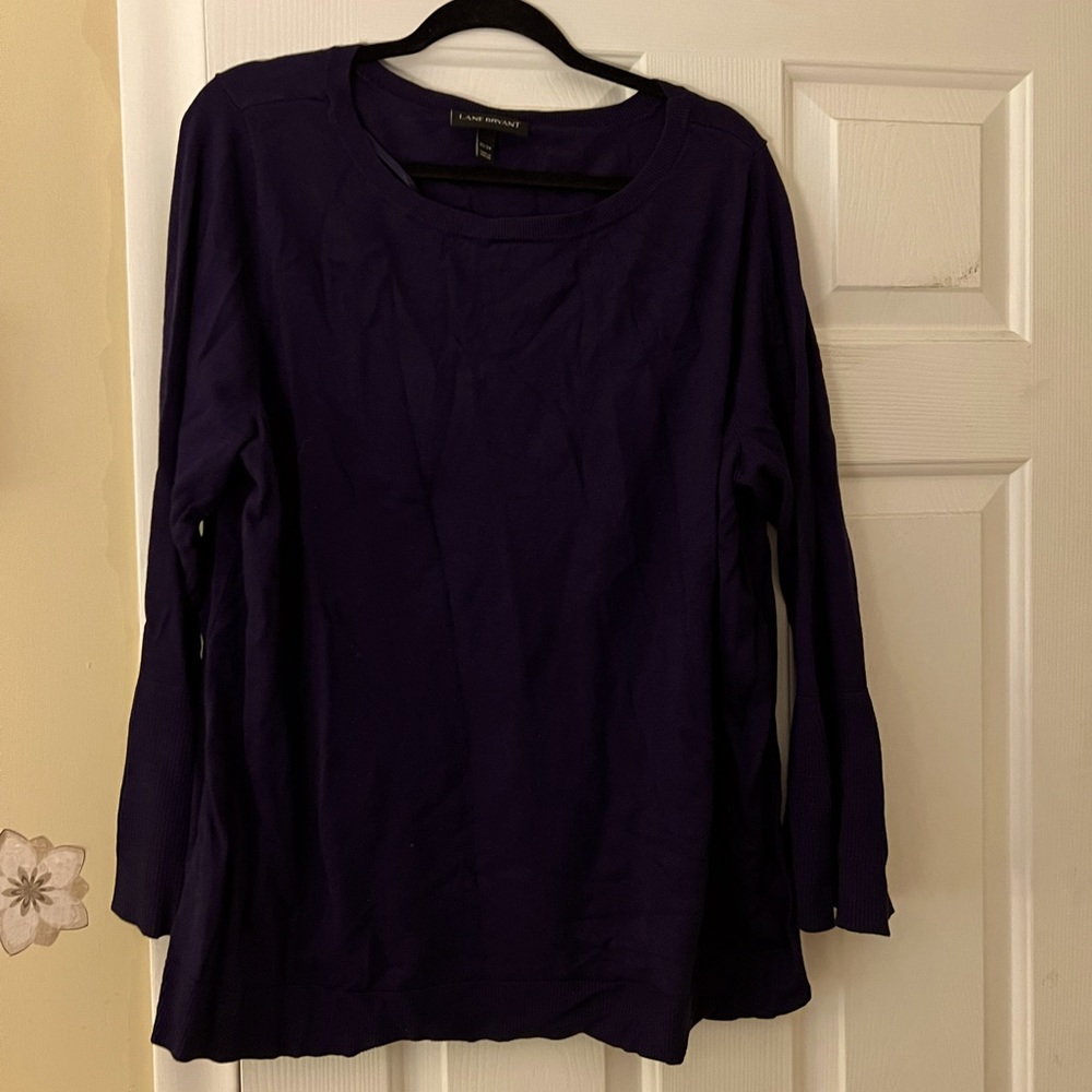 Lane Bryant purple sweater 22/24